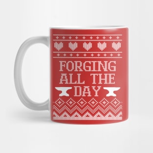 Ugly Forging Holiday Sweater design Mug